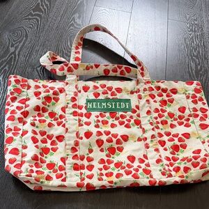 Helmstedt strawberry tote bag